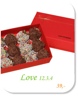 Truskawki w czekoladzie Love 12.3.4